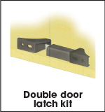View double door latch products