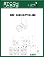 Cam lock 13/16″ – C1701 thumbnail image