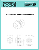 Door and drawer lock – C17256TNH thumbnail image