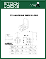 Cam lock 7/16″ – C3205 thumbnail image