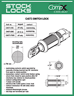 ACE II Switch lock, momentary – C4073-70DC thumbnail image