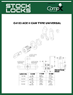 ACE II Cam lock 11/16″ – C4153 thumbnail image