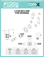 ACE II Cam lock 19/32″ – C4198 thumbnail image