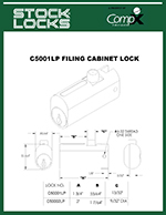 File cabinet lock – C5001LP thumbnail image