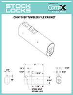 File cabinet lock – C8047 thumbnail image