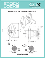 Knob lock – C8154 thumbnail image