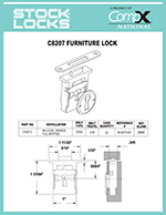Furniture lock – C8207 thumbnail image