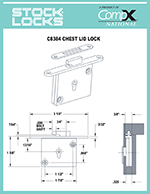 Chest lid lock – C8384 thumbnail image