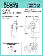 Mailbox lock – C8710 thumbnail image