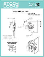 Mailbox lock – C8715 thumbnail image