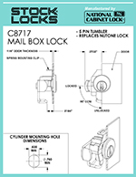 Mailbox lock – C8717 thumbnail image