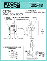 Mailbox lock – C8720 thumbnail image