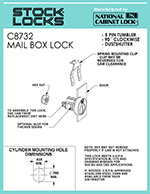 Mailbox lock – C8732 thumbnail image