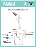 Non-locking”L” handle – C8755 thumbnail image