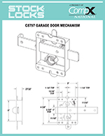 Garage door locking mechanism – C8797 thumbnail image