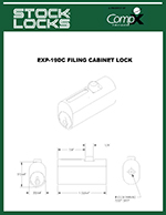 File cabinet lock – CEXP-19DC thumbnail image