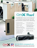 CompX Pearl, electronic push button cabinet lock; 1-3/4″ – PRLK-M-R-5 thumbnail image