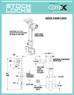 Gang lock housing assembly – D8838 thumbnail image