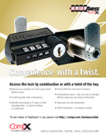 DualAxess Keyless combination lock, 7/8″ cylinder – D8030 thumbnail image