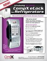 CompX eLock 150 series refrigerator/freezer – iCLASS + keypad, left hand – 150-ICKP-FRG-L thumbnail image