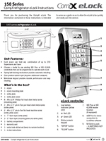 CompX eLock 150 series refrigerator/freezer – keypad only, vertical – 150-KP-FRG-V thumbnail image