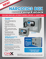 Narcotics box with CompX eLock 300 series cabinet – Wifi ready, keypad only – WS-KP-NARC thumbnail image