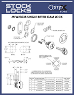 Cam lock, 7/16″ – MFW23038 thumbnail image