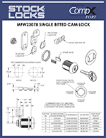 Cam lock, 7/8″ – MFW23078 thumbnail image