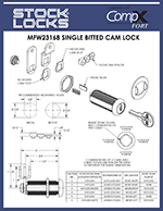 Cam lock, 1-3/4″ – MFW23168 thumbnail image