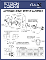 Cam lock, dust shutter, 5/8″ – MFWDS23058 thumbnail image