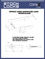 Glass showcase lock – MFWSG23000 thumbnail image
