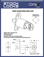 Sliding door lock – SD990 thumbnail image