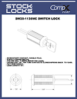 GEM Tubular switch lock – momentary – SW20-1138MC thumbnail image