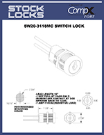 Switch lock – momentary – SW20-3118MC thumbnail image