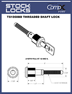 GEM Tubular threaded shaft lock – TS1058BD thumbnail image